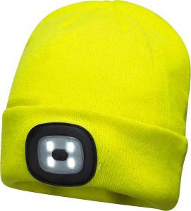 Unimet czapka z lampką led/usb żółta (BHP B029YER) 1