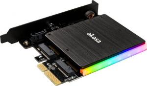 Akasa Adapter na 2 dyski M.2 - PCI-E (AK-PCCM2P-03) 2
