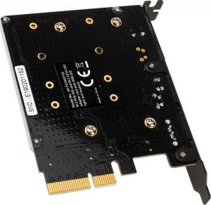 Akasa Adapter na 2 dyski M.2 - PCI-E (AK-PCCM2P-03) 3