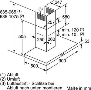 Okap Bosch DWB96BC50 7