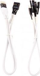 Corsair Zestaw kabli, 0.3m, Biały (ZUAD-1041) 2