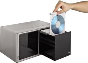 Hama Stojak Magic Touch - 120 CD srebrny (483190000) 2