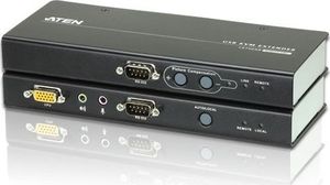 Przełącznik Aten Aten USB VGA KVM Extender w/Audio and RS-232 1