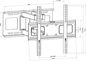 Art Uchwyt ścienny AR-80 32'' - 65'' 3