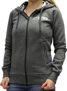 Adidas Bluza damska Full Zip Hoodie szara r. S (BR6331) 1
