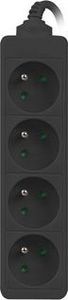 Lanberg UPS 4 gniazda 1 m czarna (PS0-04E-0100-IEC-BK) 3