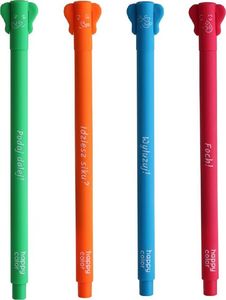 Happy Color Długopis Feeling elephants 0,5mm niebieski(12szt) 1