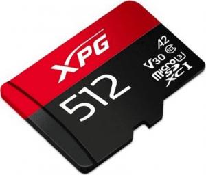 Karta ADATA XPG MicroSDXC 256 GB Class 10 UHS-I/U3 A2 V30 (AUSDX512GUI3XPGA2-R) 1