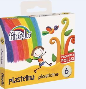 Fiorello Plastelina 6 kolorów 1