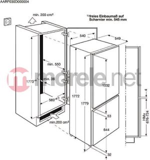 Lodówka Electrolux ENN 2800BOW 2