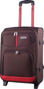 Kemer Mała kabinowa walizka KEMER 206 S Brązowa uniwersalny 1
