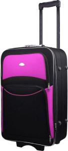 Pellucci Mała kabinowa walizka PELLUCCI 773 S - Czarno Różowa uniwersalny 1