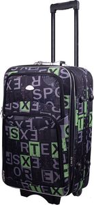 Pellucci Mała kabinowa walizka PELLUCCI 773 S - Czarno Zielona uniwersalny 1