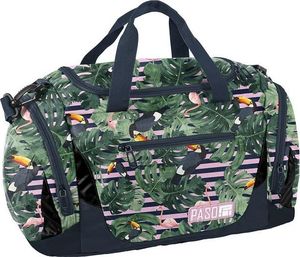 Paso Torba sportowa Flamingi Tukany zielona (PPMS19-019) 1