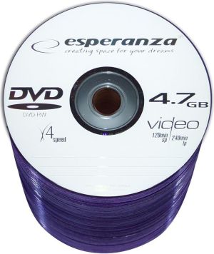 Esperanza DVD-RW ESPERANZA spindle 100 / 4.7GB / 4x (1010) 1