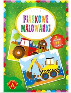 Alexander Piaskowe malowanki - Koparka i Traktor 1