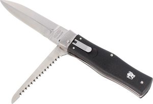 Mikov Nóż sprężynowy Mikov Predator ABS Black z Piłą (241-NH-2/KP) uniwersalny 7