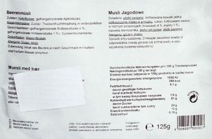 Travellunch Żywność liofilizowana Travellunch Musli jagodowe 125 g 1-osobowa 50101 uniwersalny 2