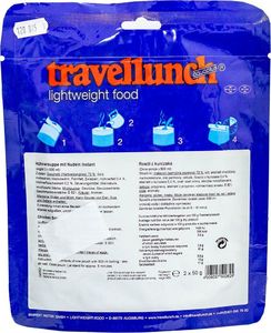 Travellunch Żywność liofilizowana Travellunch Rosół z kurczaka z makaronem 2 x 50 g 1-osobowa 50162 uniwersalny 3