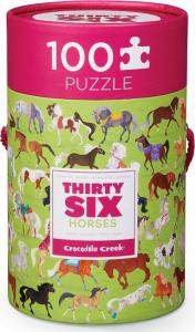 Crocodile Creek Puzzle 100 elementów - Konie 1