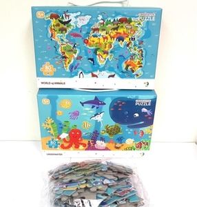 Pierot Puzzle Mapa zwierząt + Zwierzęta morskie 1