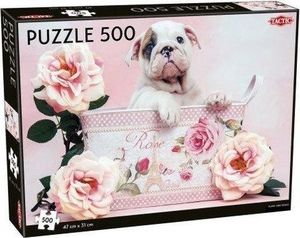 Tactic Puzzle Puppy and Roses 500 elementów 1