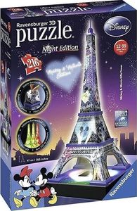 Ravensburger Puzzle 3D Wieża Eifla Night Edition 1