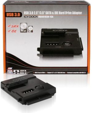 Stacja dokująca Icy Dock Adapter USB 3.0 napędów 2,5" / 3,5" SATA i IDE, HDD & SSD (MB981U3N-1SA) 12