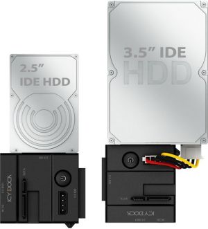 Stacja dokująca Icy Dock Adapter USB 3.0 napędów 2,5" / 3,5" SATA i IDE, HDD & SSD (MB981U3N-1SA) 4