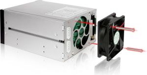 Kieszeń Icy Dock FlexCage MB973SP-2B 3x 3.5" w zatoce 5.25" (MB973SP-2B) 9