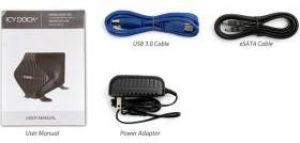 Kieszeń Icy Dock Zewnętrzna obudowa dysku 3,5" USB 3.0 & eSATA BLIZZARD (MB080U3S-1SB) 8