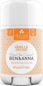 Ben&Anna naturalny dezodorant na bazie sody sztyft plastikowy Vanilla Orchid 60g (4260491220042) 1
