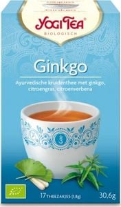 Yogi Tea YOGI TEA_Ginkgo ajurwedyjska herbatka z żeń szeniem 17 saszetek 1