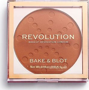 Makeup Revolution Puder w kamieniu Bake & Blot Orange 1