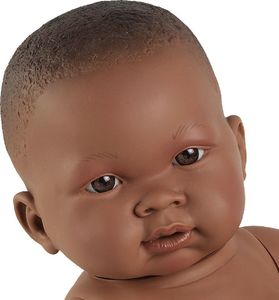 Llorens Lalka bobas chłopiec Noe 45 cm bez ubranka ciemnoskóry (45003) 2