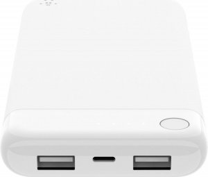 Powerbank Belkin Power Bank BoostCharge 10k + Lightning + kabel biały-F7U065btWHT 2