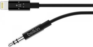 Kabel USB Belkin Lightning - mini Jack 3.5 mm 0.9 m Czarny (AV10172bt03-BLK) 2