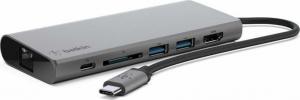 Stacja/replikator Belkin Multimedia Hub USB-C (F4U092btSGY) 1