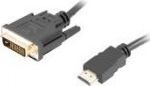 Kabel Lanberg HDMI - DVI-D 5m czarny (CA-HDDV-20CU-0050-BK) 1