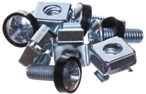 NetRackNetrack śruba montażowa rack (czarna podkładka z kołnierzem) kpl. 4szt 2