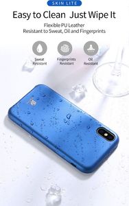Dux Ducis Skin Lite IPHONE X / XS niebieskie uniwersalny 12