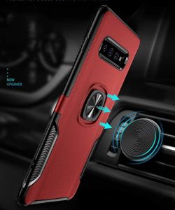 Etui Pancerne Armor Ring Cover Holder 360 SAMSUNG GALAXY S10+ S10 PLUS czarne uniwersalny 4