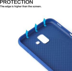 Etui Silicone Case elastyczne silikonowe SAMSUNG GALAXY J4+ J4 PLUS granatowe uniwersalny 4