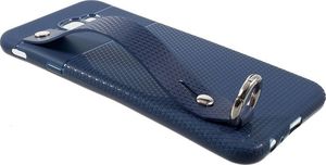 Etui Triangle Pattern SAMSUNG GALAXY J4+ J4 plus niebieskie uniwersalny 3