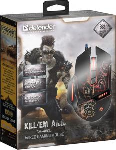 Mysz Defender Kill'em all GM-480L  (52480) 4