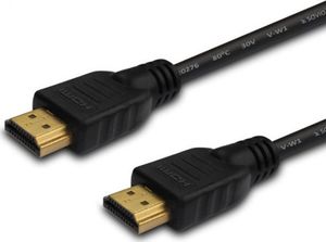 Kabel Savio HDMI - HDMI 1m czarny (SAVIO CL-37M) 1
