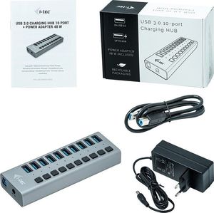 HUB USB I-TEC 10x USB-A 3.0 (U3CHARGEHUB10) 2