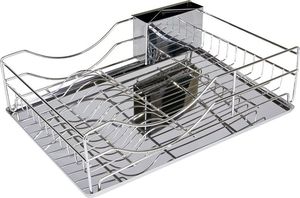 Metlex Suszarka do naczyń Ociekacz do naczyń z SILIKONEM chrom uniwersalny 5
