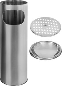 Kosz na śmieci Metlex popielnica stalowy 6