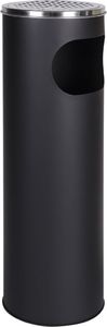 Kosz na śmieci Metlex popielnica czarny 5